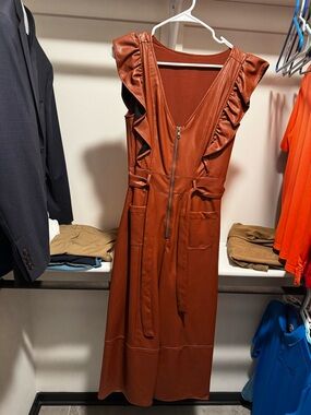 Faux leather Maeve romper size 6